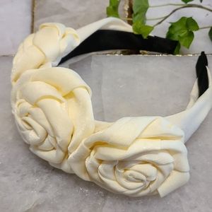 Bhldn large ivory floral headband